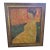 Vintage Sacha Tébo Signed Encaustic Nude Portrait Painting, 1968, Haitian Modernist For Sale