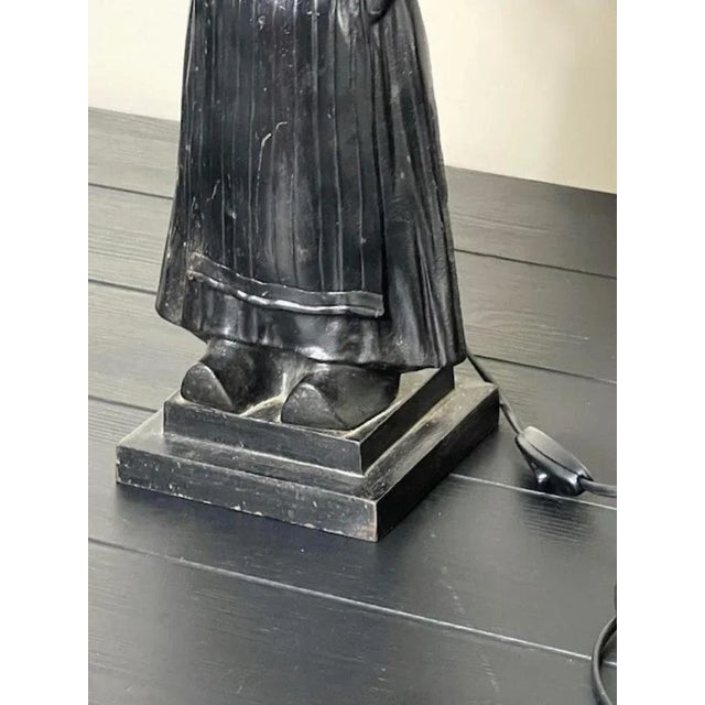 Dutch Farmgirl Table Lampe, 1950s For Sale - Image 9 of 13