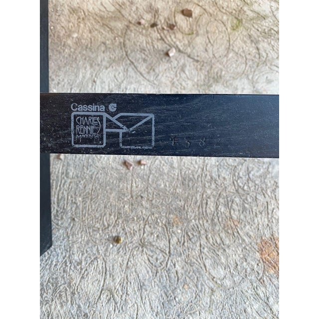 DS3 Chairs by Charles Rennie Mackintosh for Cassina, 1960s, Set of 2 For Sale - Image 10 of 11