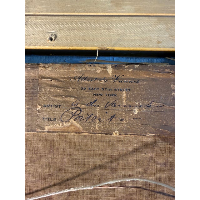 Brown Late 19th Century Albert DuVannes (1881-1962) Original Oil Painting For Sale - Image 8 of 11