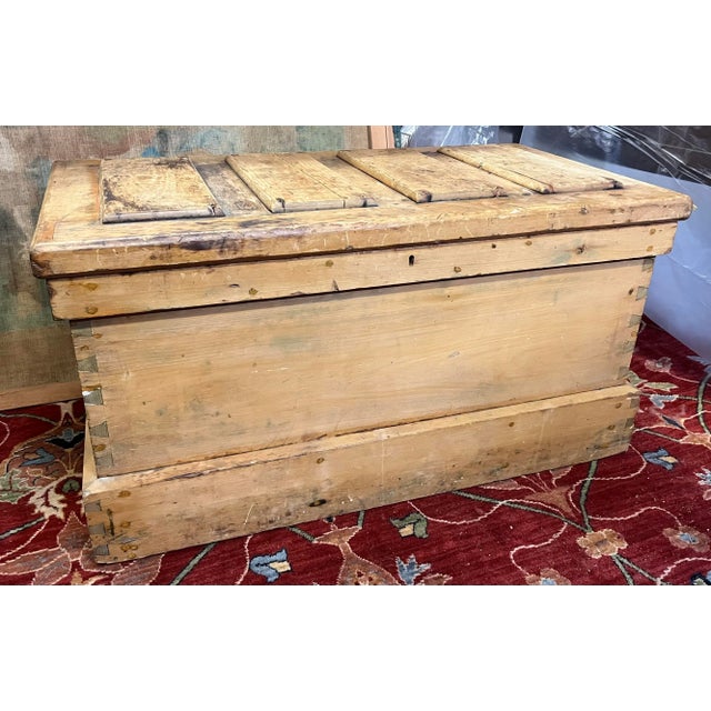Mid 19th Century Antique English Pine Tool Chest For Sale - Image 10 of 10
