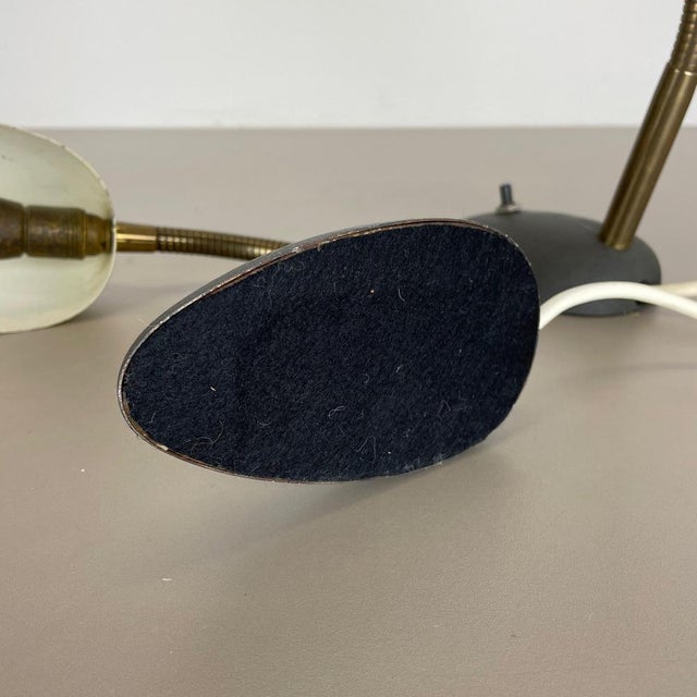 Yellow + Black Sputnik Table Lights in the style of Stilnovo and Auböck, Italy, 1950s, Set of 2 For Sale - Image 16 of 18