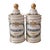 Ceramic Mid 20th Century French Provence Style Carlin Comforts Pair of Apothecary Jars For Sale - Image 7 of 11