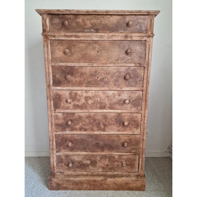 Florentine Tall Chest of Drawers, 1930s For Sale - Image 12 of 12
