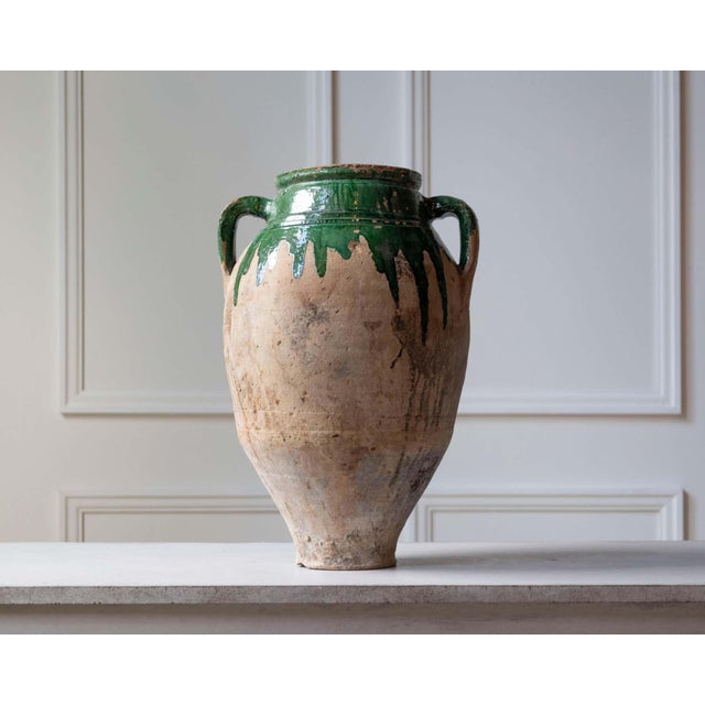 This 19th-century terracotta jar originates from the Balkan Peninsula, a region celebrated for its centuries-old ceramic...
