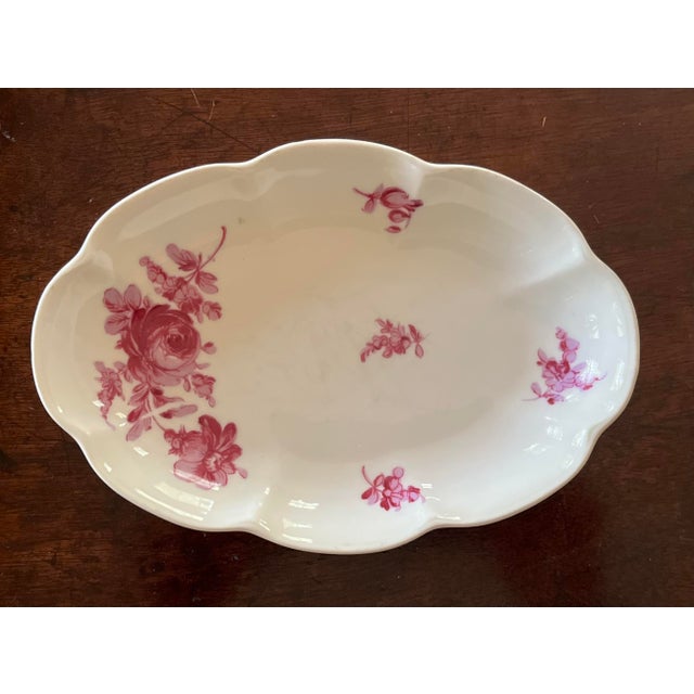 Haviland Limoges Puce Floral Porcelain Soap Dish or Pin Tray for Hotel Ritz, Paris For Sale - Image 12 of 12