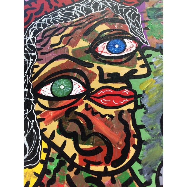 French Surrealist Painting Inspired by Pablo Picasso For Sale In Miami - Image 6 of 9