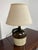 Rustic Rustic Two-Tone Ceramic Jug Table Lamp, Vintage For Sale - Image 3 of 12