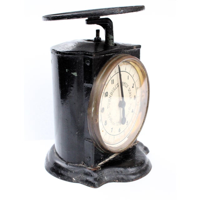 Farmhouse 1800's Mercantile Family Scale/Brass Face For Sale - Image 3 of 5
