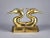 Pair of Vintage Solid Brass Blue Heron Crane Bookends For Sale - Image 10 of 10