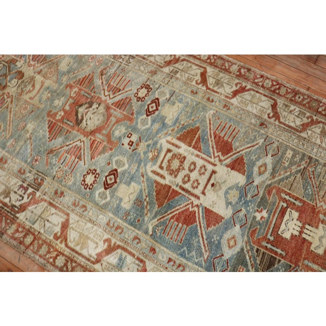 Antique Kurd Bidjar Runner, 3'7'' X 10 For Sale - Image 4 of 9