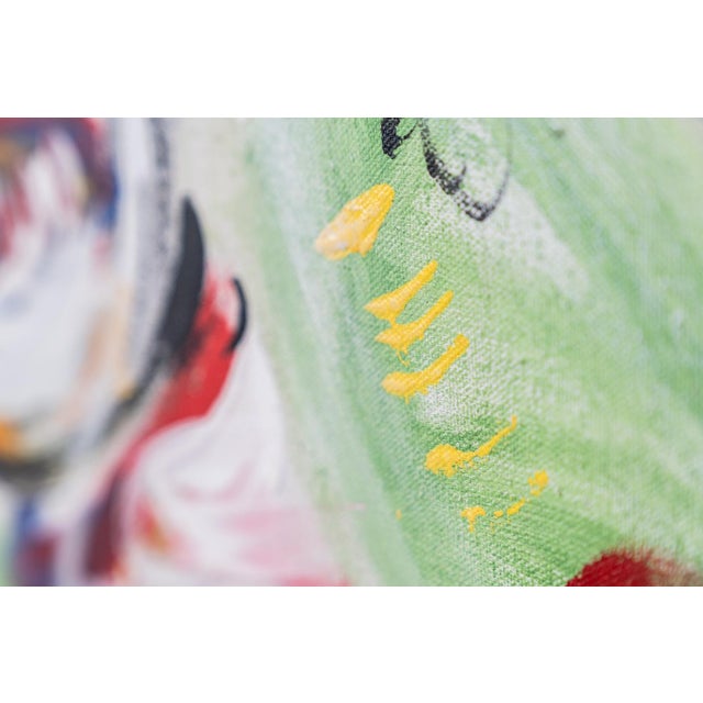 Japanese Geishas, 2010, Canvas Painting For Sale - Image 11 of 16