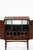 Brown Bar Cabinet in Dark Rosewood, Glass and Steel attributed to Torbjørn Afdal, 1960s For Sale - Image 8 of 14
