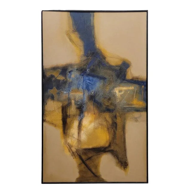 Andrés Mende, Azul I, 2019, Oil on Canvas For Sale - Image 12 of 12