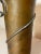 Antique Arts and Crafts Hammered Copper Silver Metal Trumpet Vase Sculpture For Sale In New York - Image 6 of 11
