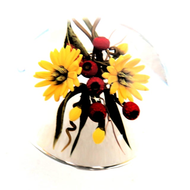 Contemporary Chris Buzzini (American B. 1949) -One of a Kind Magnificent Paperweight From the Widely Acclaimed Glass Artist Extraordinaire For Sale - Image 3 of 18