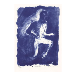 Arthur Secunda Night Figure Lithograph