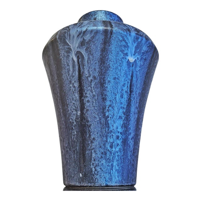 Blue Knödgen Keramik Vase Nr. 1060/20 For Sale