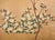 Tan Japanese Showa Four Panel Screen Spring Flowers on Gilt For Sale - Image 8 of 12