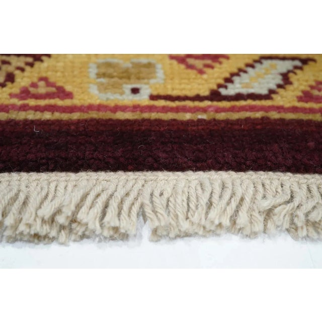 Oushak Rug 4' X 6' For Sale - Image 9 of 12