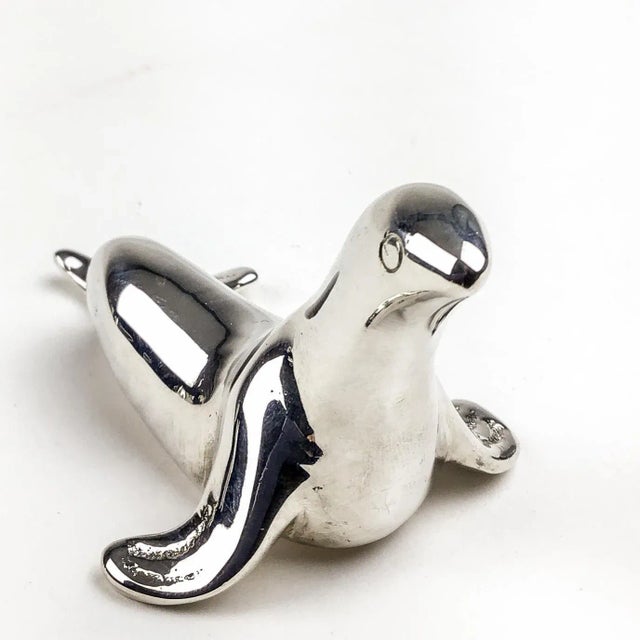 Silver Plate Animalia Seal Figurine Spoon-Rest Ring Holder For Sale In Portland, ME - Image 6 of 12