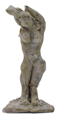 Sirio Pellegrini, Woman, Terracotta Sculpture, 1960s