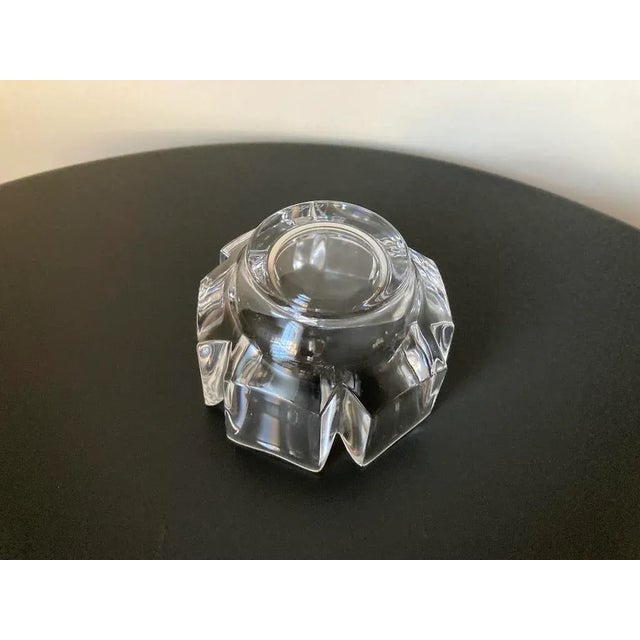 Orrefors Scandinavian Crown Orrefors Crystal Catchall Bowl, Signed For Sale - Image 4 of 18