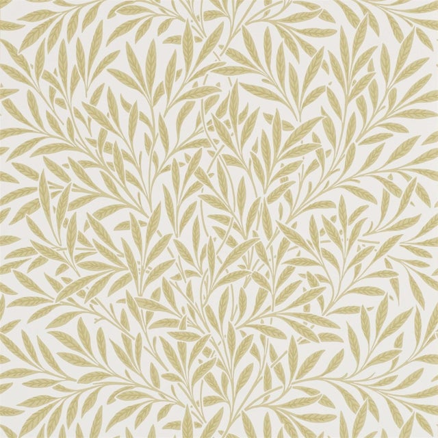 Morris & Co Willow Wallpaper in Camomile For Sale