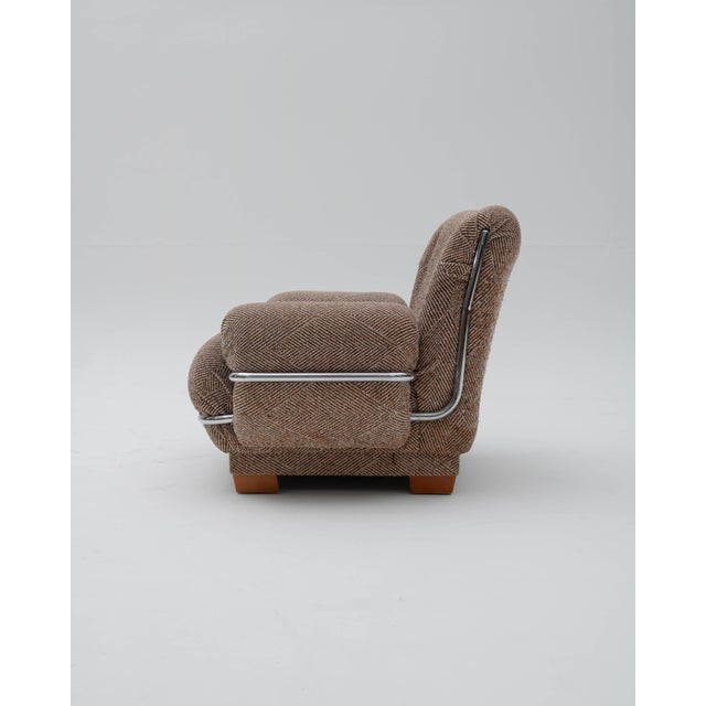 Wood Vintage Space Age Tubular Chair, 1970s For Sale - Image 7 of 8