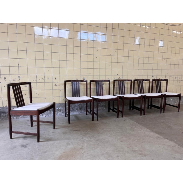 Vintage Dining Chairs by Illum Wikkelsø, 1960s, Set of 6 For Sale - Image 3 of 9