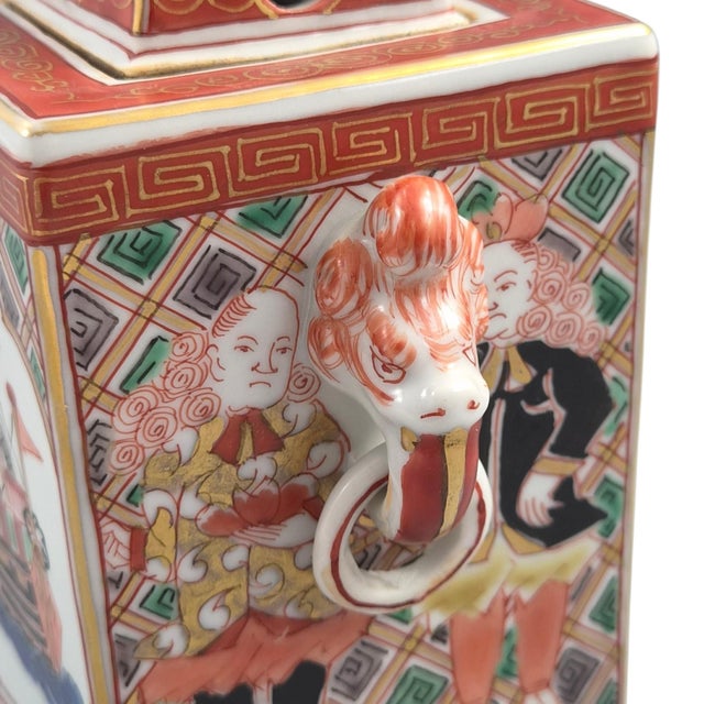 Ceramic Edo Nanban Ship in Porcelain, 1860 For Sale - Image 7 of 16