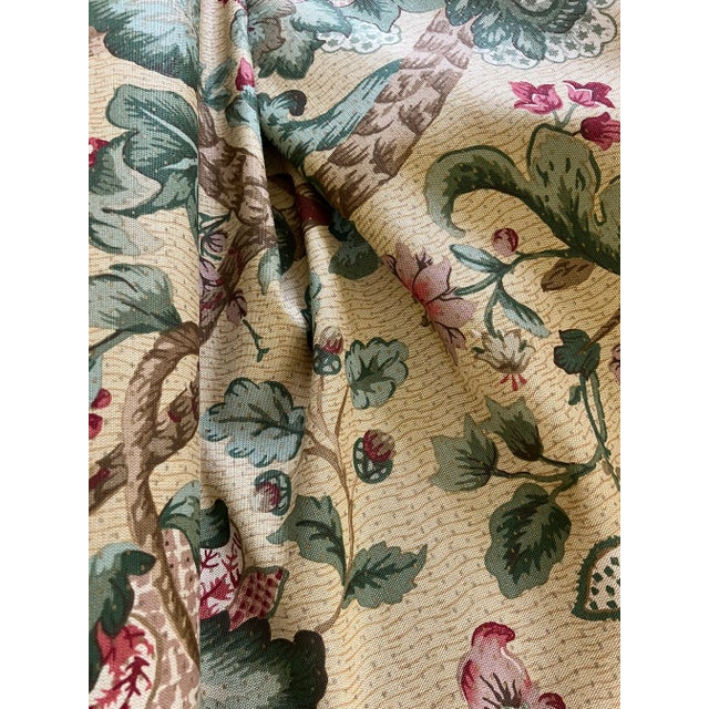 Lee Jofa Vintage Lee Jofa Penfield Print Fabric- 19 Yards Available For Sale - Image 4 of 4