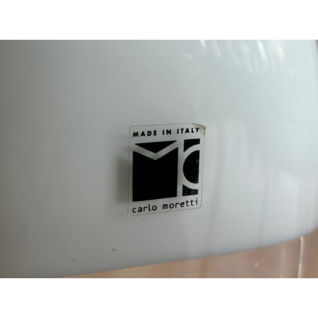 Postmodern Black and White Murano Glass Vase by Carlo Moretti, Italy, 2000s For Sale - Image 10 of 11