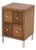 Art Deco Style Stained Wood Chest of Drawers For Sale