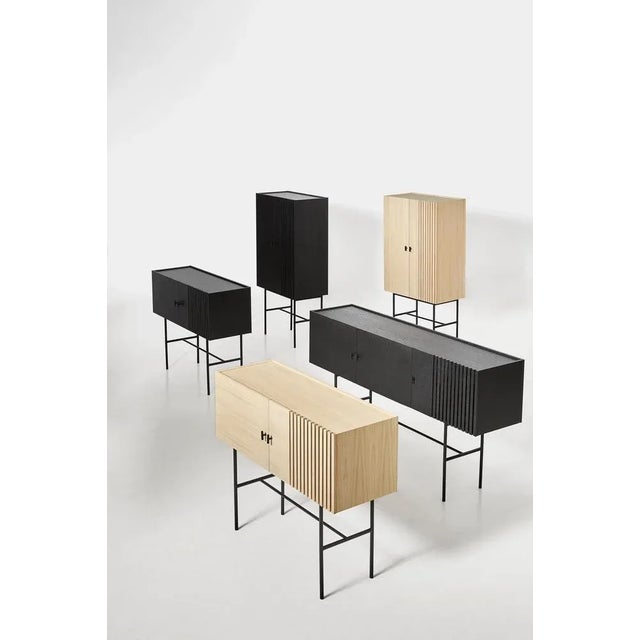 Wood White Oak Array Sideboard 120 by Says Who For Sale - Image 7 of 11