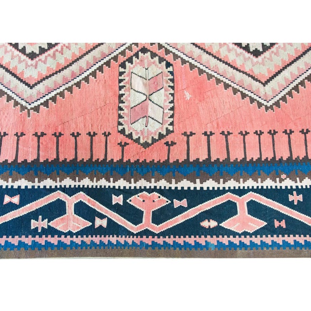 Tribal Early 20th Century Turkish Konya Kilim Rug For Sale - Image 3 of 17
