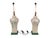 1980s Pair Vintage Francisco Ceja Tropical Leaf Lamps, Postmodern Pastel Palm Leaf Design Set of 2 For Sale - Image 5 of 9