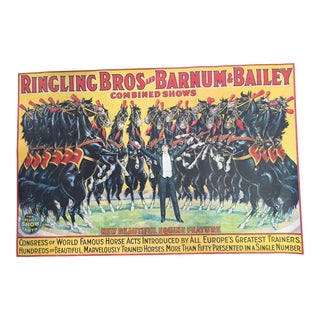 1960s Ringling Bros and Barnum & Bailey Circus Poster For Sale