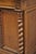 Antique Renaissance Revival Oak Wood Spiral Barley Twist Jelly Liquor Cabinet For Sale - Image 4 of 18