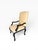 Animal Skin Kreiss Cream Leather Chippendale Style Armchairs – Pair For Sale - Image 7 of 15