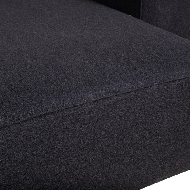 Gray Andy Fabric Three-Seater Grey Anthracite Sofa with Manual Function from B&B Italia / C&B Italia For Sale - Image 8 of 16