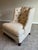 Coastal Late 20th Century Baker Furniture Tufted Wing Chair With Matching Ottoman For Sale - Image 3 of 12