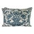 Pair of Blue & White Fortuny Floral Cotton Pillows For Sale