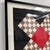 Framed Vintage Checker Motif Jean Patou Scarf For Sale - Image 4 of 4