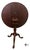 American Vintage Traditional Chippendale Style Mahogany Tilt Too Accent Table For Sale - Image 3 of 10