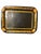 Gorgeous black tile tray with shells and floral border in gold. Three stripes on the interior make it unique, green,...