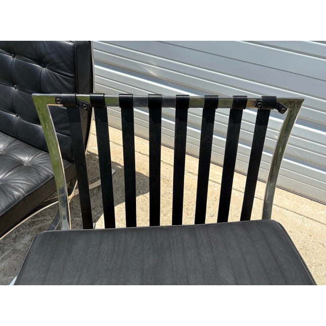 2020s Barcelona Chairs / a Pair For Sale - Image 5 of 9