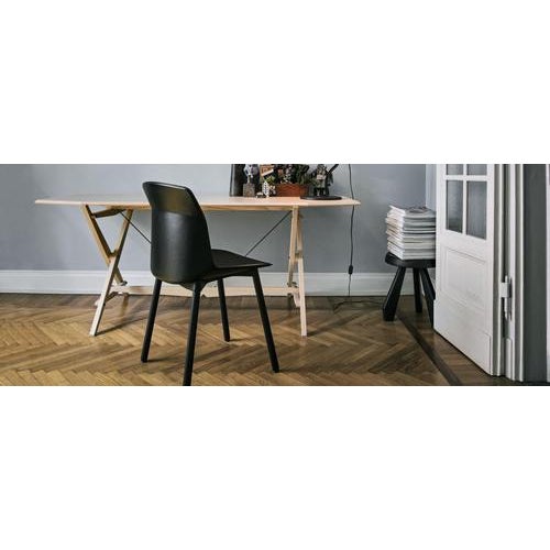 Not Yet Made - Made To Order Cavalletto Table in Black Stained Wood by Franco Albini for Cassina For Sale - Image 5 of 8