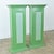 Early 20th Century Pair of French Narrow Painted Paneled Pedestals For Sale - Image 9 of 11