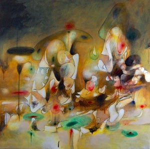 Daniel Ketelhut, "Murmurs in the Midsummer Shade" Original Oil on Canvas, 2025